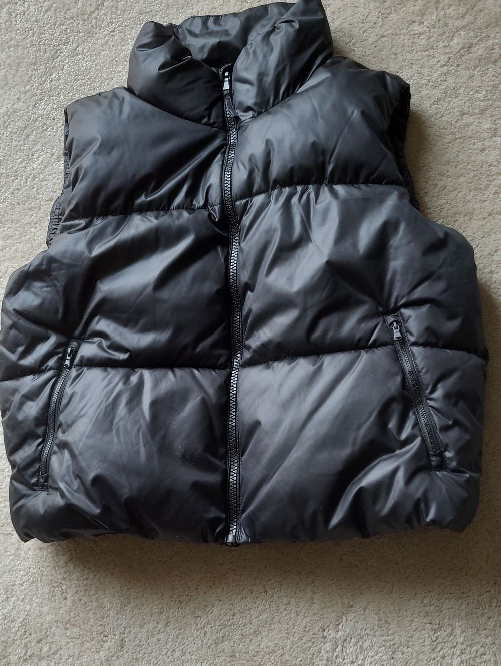 Old Navy  Sleeveless Black Puffer Vest